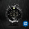SYNOKE 9648-B Men Outdoor Waterproof Luminous Sports Electronic Watch(Black)