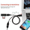 USB 2.0 Male to 2 Dual USB Female Jack Adapter Cable for Computer / Laptop, Length: About 30cm(Black)