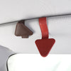 Car Eyeglasses Storage Clip Automobile Sun Visor Sunglasses Carrying Holder(Black)