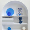 8pcs/ Set Blue White Ball Studio Background Ornament Photo Props