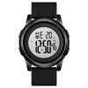 SKMEI 1502 Multifunctional Men 30M Waterproof Luminous Sports Digital Wrist Watch(Black+White)