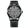 Ochstin 62028 Fashion Fully Automatic Mechanical Watch Waterproof Men  Leisure Mechanical Watch Calendar Leather Watch(Grey)