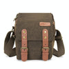 CADEN N1 Simple Retro Multifunctional Canvas Waterproof Digital Camera Photography Bag (Coffee)