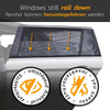 Car Sun Protection Anti-mosquito Window Zipper Sunshade(Rear Window (Left+Right))