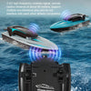 LS-XDU/RC B5 High Speed Remote Control Toy Boat with Colorful Light(Blue)