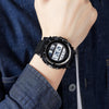 SKMEI 2099 Multifunctional Men Outdoor 50M Waterproof Luminous Digital Wrist Watch(Black)