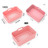 For Ninja DZ201 Air Fryer Silicone Liner Mat Reusable Basket Tray, Spec: Red Thick Model (140g)
