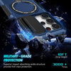 For Samsung Galaxy S25 Ultra 5G Sliding Camshield MagSafe Holder TPU Hybrid PC Phone Case(Royal Blue)
