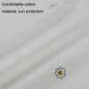Car Window Summer Heat Insulation Sunshade Curtain Cotton Sun Block(Solar Flower)