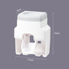 Bathroom Wall-mounted Automatic Toothpaste Squeezing Artifact(White)