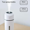 Large Capacity 320ml LED Automatic Humidifier Sprayer, Battery Version(Blue)
