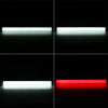 Q34 34cm White + Red USB LED Strip Light Portable 5V 650mA 5500-6500K with Switch