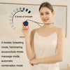 Home Electric Smart Cervical Spine Pulse Massager, Style: Heating Model(Blue)