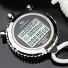 YS Metal Stopwatch 3 Rows Display Running Training Electronic Timers, Style: YS-530 30 Memories