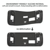 For Steam Deck Hifylux ST-PF14 Game Console Silicone Case Anti-scratch Non-slip Handheld Case Lanyard(Black)