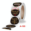Round Thank You Sticker Floral Decoration Gift Envelope Sealing Sticker, Size: 2.5cm / 1 Inch(A-195)