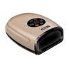 Hand Finger Joint Massager Wrist Palm Physiotherapy Mouse Hand Meridian Acupoint Massager, Specification: Plug(Amber Gold)