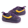D2540 Autumn And Winter Soft Soled Walking Shoes Baby Shoes For 0-1 Years Old, Size: 12cm(Purple)