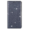 For Samsung Galaxy Note 10 Plus Ultrathin Glitter Magnetic Horizontal Flip Leather Case with Holder & Card Slots(Gray)