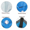Outdoor Camping Sunshade Waterproof and Moisture-proof Floor Mat Ultra-light Canopy,Size: 320 x 250cm (Sky Blue)