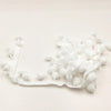 20 Yards Pompom Lace Ribbon Fur Ball Trim For Craft DIY Curtain Home Decorative Clothes Sewing Accessories(White)