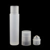 10ml 10pcs Frosted Roller Ball Empty Bottle Plastic Portable Perfume Roller Ball Bottle Essential Oil Dispenser Bottle()