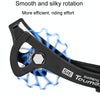 ENLEE Mountain Bicycle Rear Derailleur Guide Wheel Ceramic Bearing Tension Pulley, Size: 13T(Blue)
