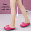 Sculpting Hip-Lifting Stovepipe Thick-Soled Lacing Slippers Rocking Shoes, Size: S(Rose Red)