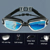 HAIZID Children  HD Anti-fog Waterproof Myopia Swimming Goggles, Color: Optical Blue