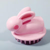 Cute Rabbit Shaped Silicone Shampoo Brushh(Pink)