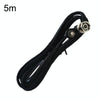 5m BNC Male to RCA Male Coaxial Cable - HD Video CCTV AV Cable