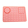 Silicone Slow Feeder Dog Mat Grey - Suction Cup Lick Mat