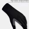 Boodun Long Finger Cycling Gloves Outdoor Sports Hiking Bike Gloves, Size: M(Black)