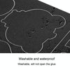 Self-Adhesive Down Jacket Patch Stickers Nylon Fabric Stickers Seamless Clothes Repair Hole Decals, Style: C Model Glossy