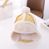 MZ9967 Children Hat Autumn and Winter Thickening Plus Velvet Warm and Windproof Flight Cap Ear Protection Cap, Size: One Size(Yellow)