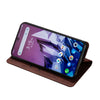 For Alcatel 1B 2022 Skin Feel Magnetic Horizontal Flip Leather Phone Case(Dark Brown)