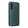 For Samsung Galaxy A26 5G Carbon Fiber Texture Flip Leather Phone Case(Green)