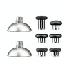 For PS5 Joystick 8pcs /Set Gamepad Metal Buttons Mushroom Head Magnetic Base Cross Keys Accessory Set