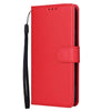 For Samsung Galaxy S25 5G 3-Card Slots Multifunctional Leather Phone Case(Red)