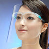 Anti-Saliva Splash Anti-Spitting Anti-Fog Anti-Oil Transparent Face Mask Face Shield(Transparent)