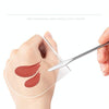 Acrylic Makeups Manicure Transparent Palette With Color Stick, Specification: Half-ring Plate+Stick