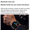 ET310 1.39 inch IPS Screen IP67 Waterproof Silicone Band Smart Watch, Support Body Temperature Monitoring / ECG (Red)