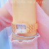 BS Bee Sister  FA1597  Ladies Alloy Watch Diamond Watch(Rose Gold)