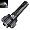 KS-737 USB Charging Waterproof T6+XPE Zoomable LED Flashlight with 4-Modes