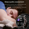 AK56 IP67 BT5.1 1.43inch Smart Watch Support Voice Call / Health Monitoring, Style:Silicone Strap(Black)
