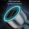 QIAKEY Vehicle Dual Port Fast Charging Charger One To Two Cigarette Lighter, Model: TK515 Blue