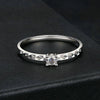 MSR059 S925 Sterling Silver Platinum Moissanite Ring(7)