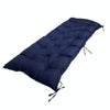 100x50x8cm Outdoor Bench Waterproof Sunscreen Thickened Soft Cushion(Navy Blue)