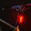 AQY-096 IPX4 Detachable USB Rechargeable Single Color LED Bike Taillight (Red)