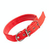 Red Padded Dog Collar, Medium/Large, Adjustable (46-55cm)